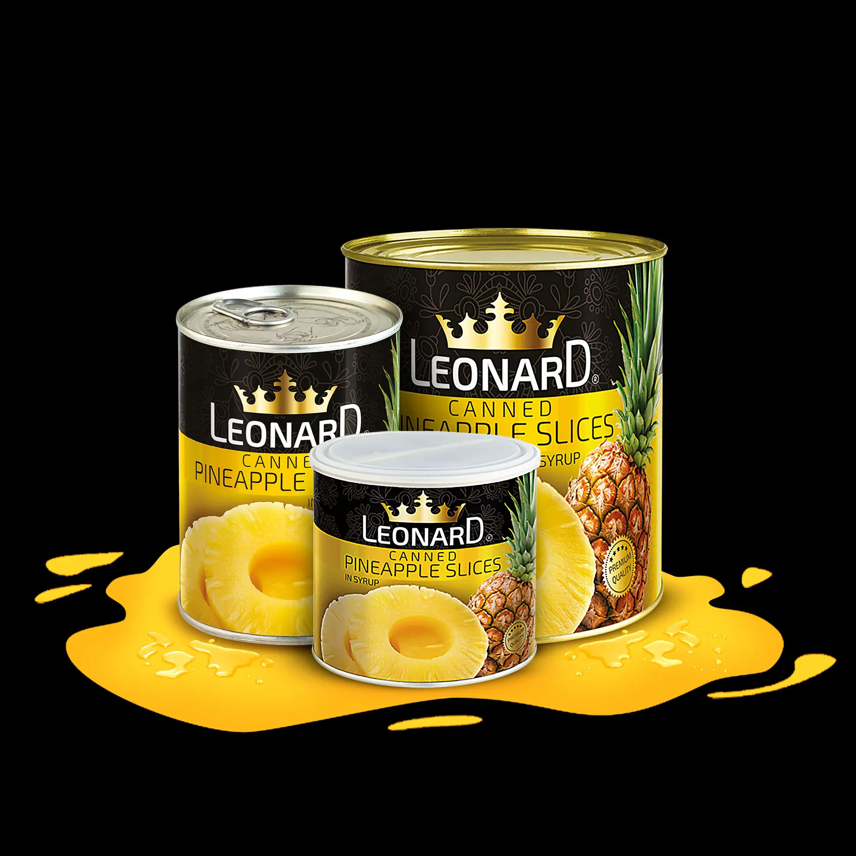 Canned pineapple Leonard Products